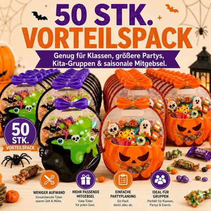 🎁Halloween Goodie Bags – Clear Cauldron Candy Favor Bags