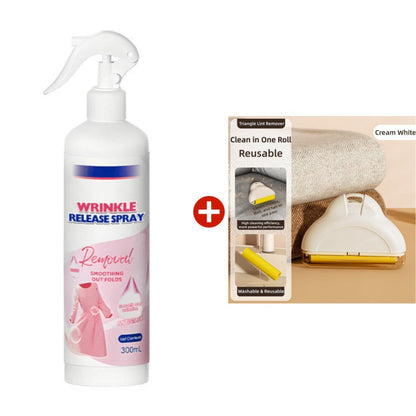 🥳2026 HOT SALE🥳💞50K+ SOLD!👔❤️‍🔥 50% OFF! Multi‑Functional Wrinkle Release Spray – Sprays away creases in minutes. Removes odours, gentle on fabrics. No ironing needed! A travel must‑have. 👕✨