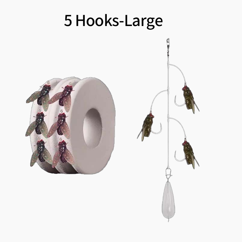 🔥Hot Sale 50% Off💥Multi-Hook Artificial Fly Fishing Lure Set