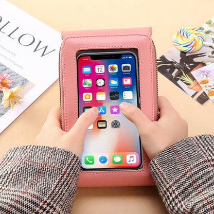 👜 📱 Women's Touch Screen Messenger Bag – Smart Phone Charging, Anti-Theft & Water-Resistant ✨