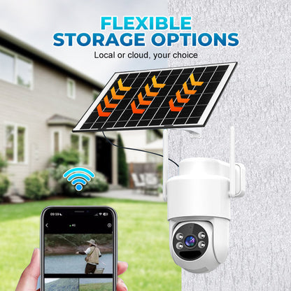 📦50%OFF|Solar-Power Wireless Security Camera Set with Alarm