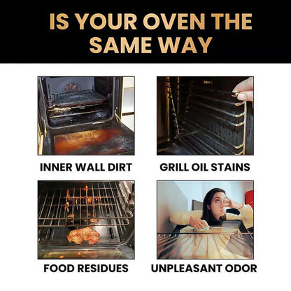 🧼 BUY 2 GET 1 FREE! ✨ Oven & Grill Cleaner Spray – Dissolves Grease in 5 Mins, No Scrubbing & Eliminates Odors 🔥  21 Reviews 4