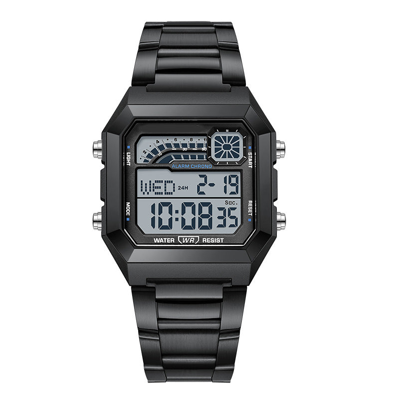 🔥Hot Sale Deals-Unisex-Digitaluhr mit quadratischem Display und Leuchtanzeige