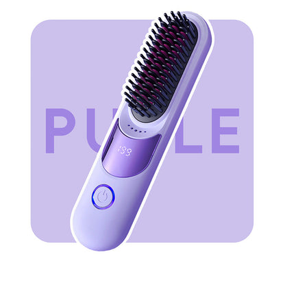 🔥HOT SALE🔥3-Temp Anti-Scald Ionic Hair Straightening Comb