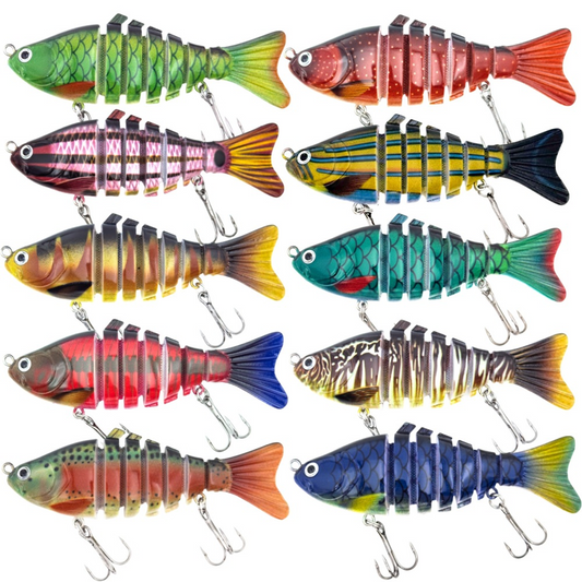 Multi-Segmented Bionic Swimming Fishing Lure