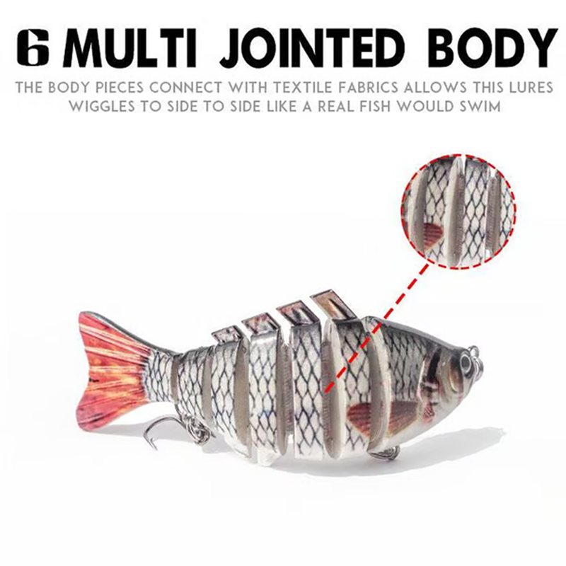 Multi-Segmented Bionic Swimming Fishing Lure