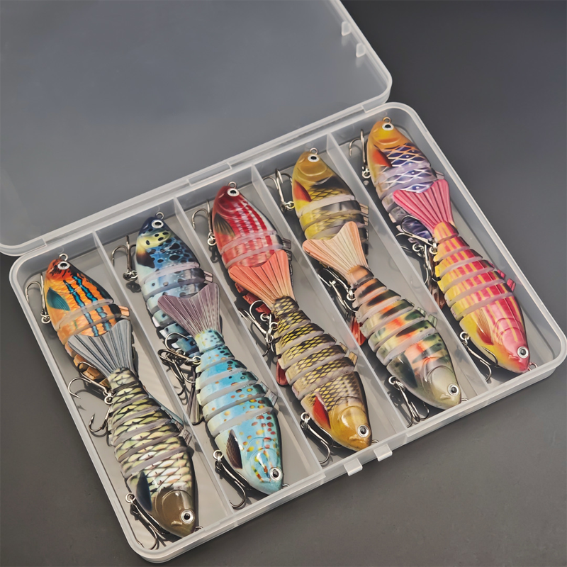 Multi-Segmented Bionic Swimming Fishing Lure