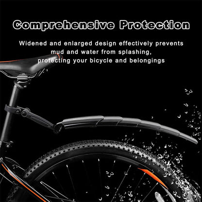 🚲 49% OFF NOW ! ⚡ Retractable & Adjustable Bicycle Mudguard Set – Universal Fit, Sturdy & Splash-Proof Design 💨