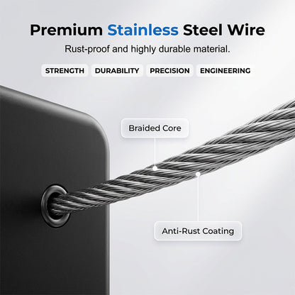 Wall-Mounted Invisible Clothesline