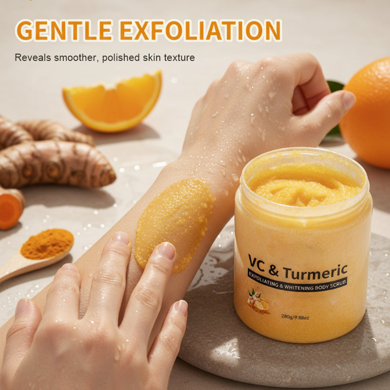 🌿Turmeric & Vitamin C Exfoliating Body Scrub🧴✨