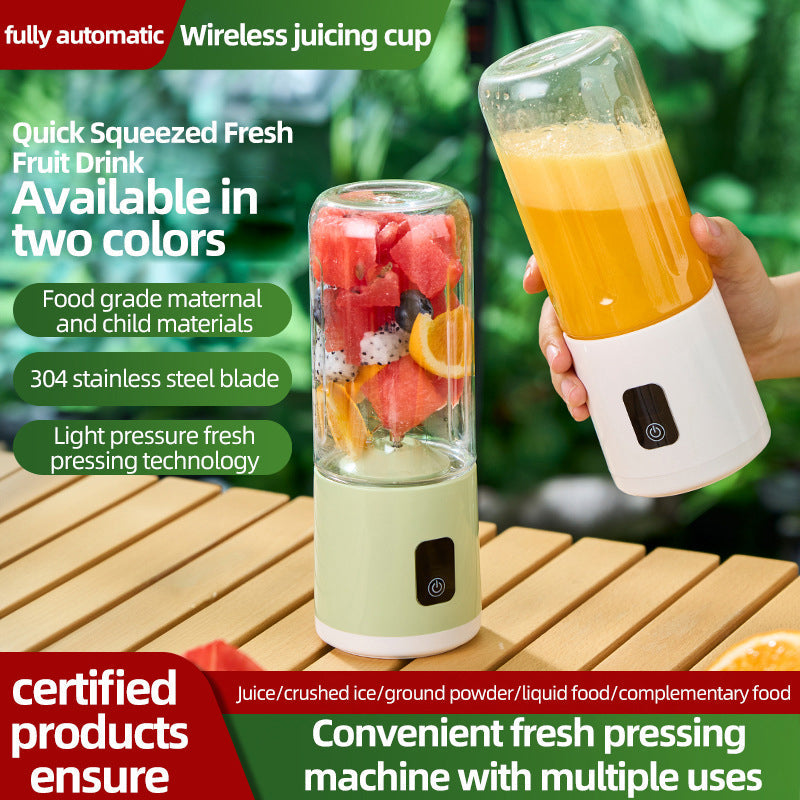 🔥Last-day sale-Portable Wireless Juicer with 12-Blade System