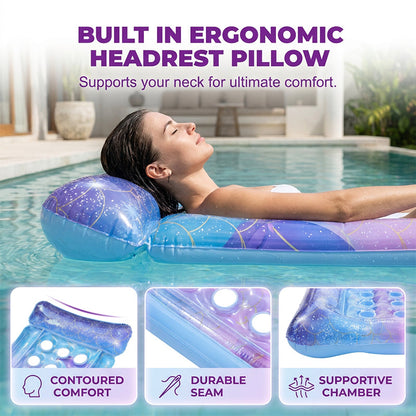 🏖️Summer Hot Sale 50% OFF🌼- Inflatable Floating Lounge Chair with Holes
